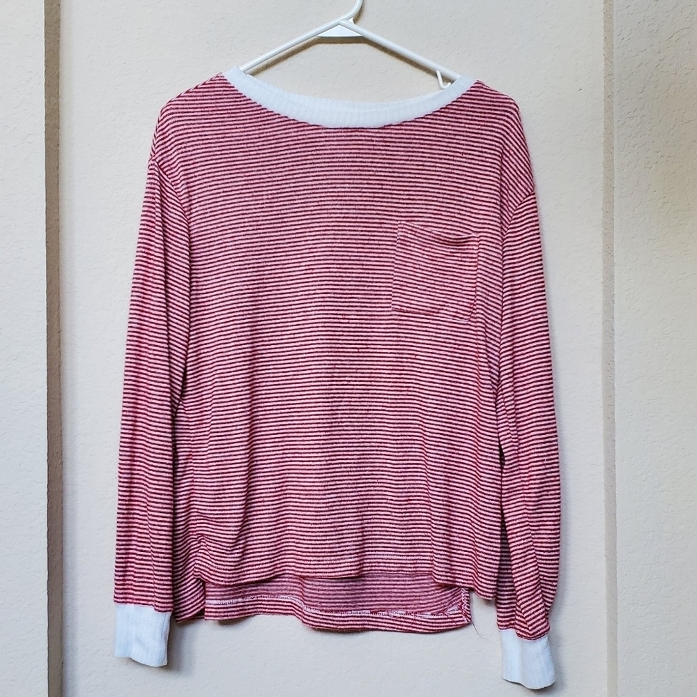 Stars above L/S Sleep Top.  Size S